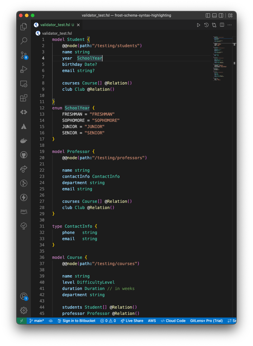 Vscode syntax Highlight Example 01